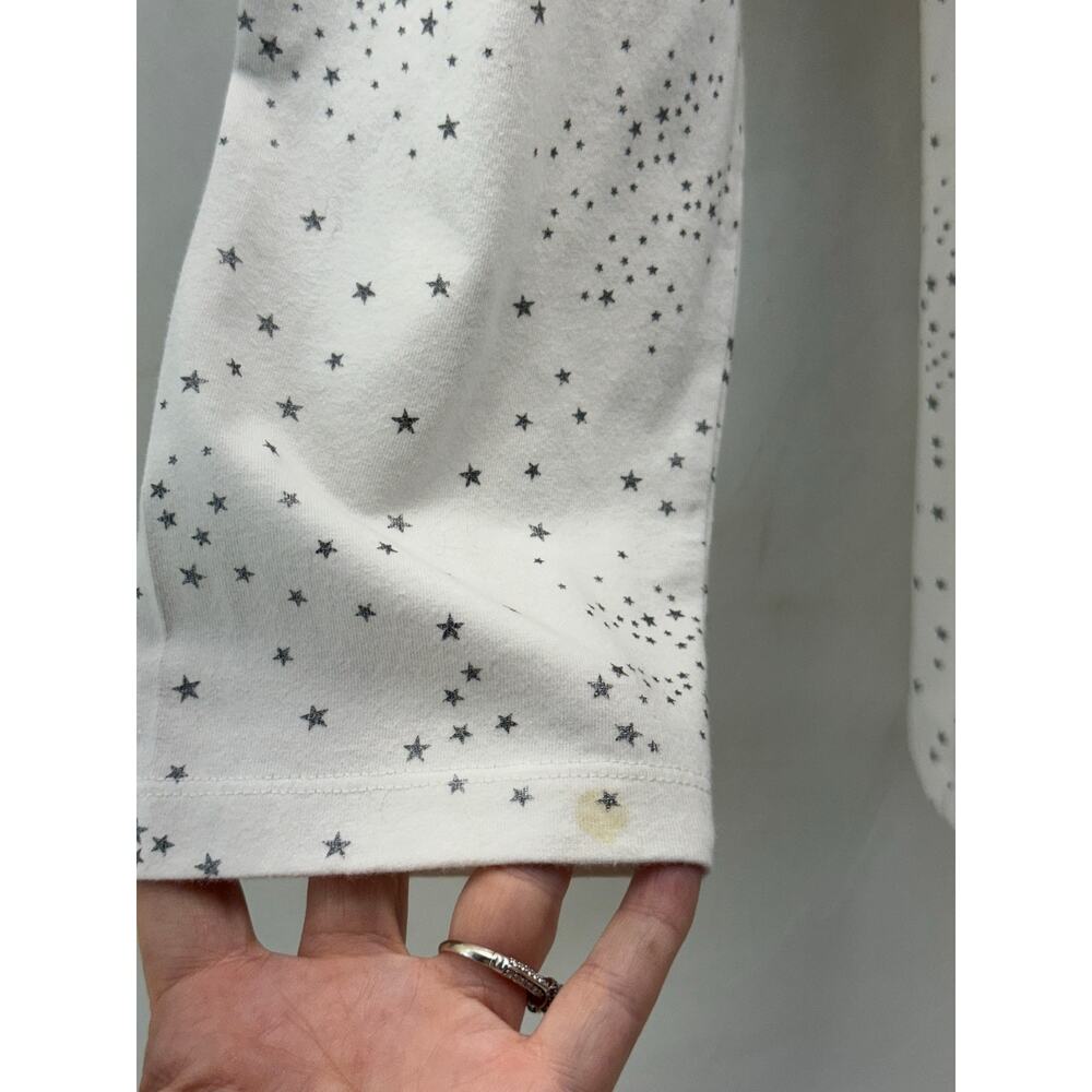 Coldwater Creek women’s 2X long sleeve T-shirt white/stars - Picture 3 of 9